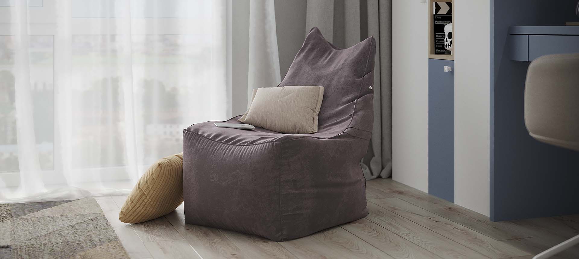 велюр Verona цвет Antracite Grey